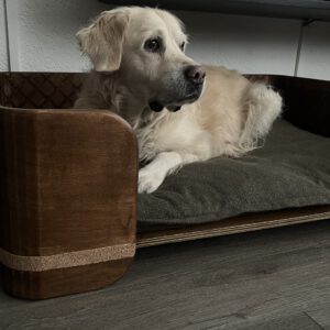 Houten hondenmand Pineo