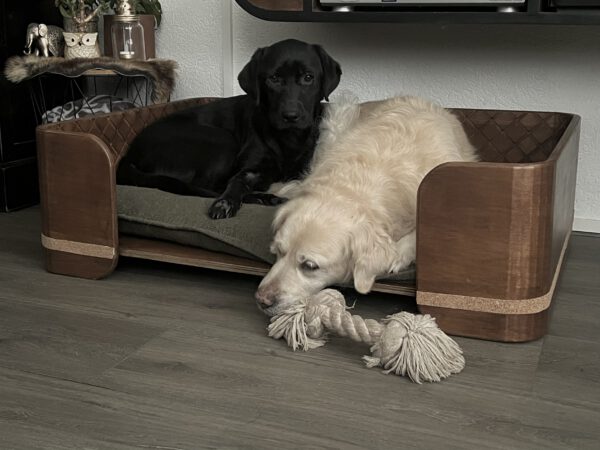 Houten hondenmand Pineo