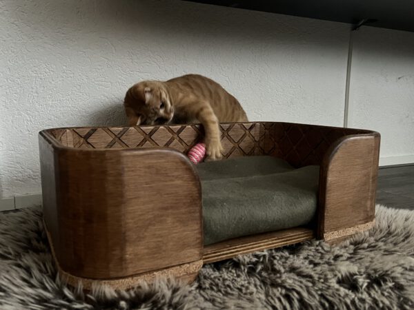 Houten hondenmand Pineo